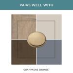 Liberty Chamfered Slim Bar 3 in. (76 mm) Champagne Bronze Cabinet Drawer Bar Pull (P48859C-CZ-C0)