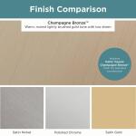 Liberty Chamfered Slim Bar 3 in. (76 mm) Champagne Bronze Cabinet Drawer Bar Pull (P48859C-CZ-C0)