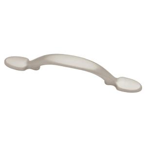 Liberty Spoon Foot 3 in. (76 mm) Classic Satin Nickel Cabinet Drawer Pull (P50121H-SN-C0)