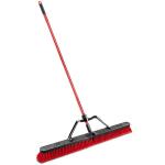 Libman 36 in. High Power Push Broom Set with 60 in. Steel Handle and Brace for Multi-Surface Use (1101)