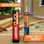 Loctite PL 375 VOC Heavy Duty 28 oz. White Latex Construction Adhesive (Each) (1390599)