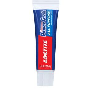 Loctite Power Grab All Purpose Instant Grab 6 oz. Latex Construction Adhesive White Tube (each) (2029846)
