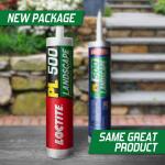 Loctite PL 500 Landscape Block 28 oz. Solvent Construction Adhesive Tan Cartridge (each) (1602122)