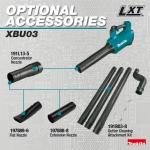 Makita116 MPH 459 CFM (XBU03SM1) 18V LXT Lithium-Ion Brushless Cordless Leaf Blower Kit