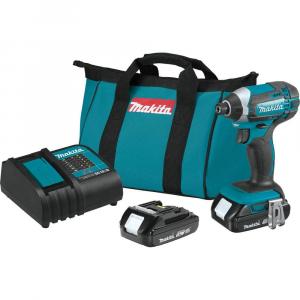 Makita 1/4-Inch Variable Speed Impact Driver Kit with 1.5 Ah 18V LXT Lithium-Ion Compact Cordless Battery