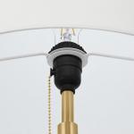 Hampton Bay 65 in. Alderston Adjustable Standard Floor Lamp in Matte Black and Antique Brass