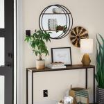 Hampton Bay Sinclair Matte Black 1-Gang Duplex Outlet Wall Plate (148DMBHB)