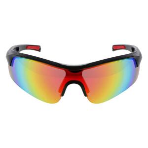 MAXIMUM SAFETY Performance Red Full View Mirrored Safety Eye Wear (MX1061-VPD5)