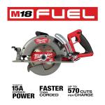 Milwaukee M18 FUEL 18V Lithium-Ion Cordless 7-1/4 in. Rear Handle Circular Saw (Tool-Only)