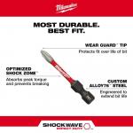 Milwaukee (60-Piece) SHOCKWAVE Impact Duty Alloy Steel Screw Driver Bit Set