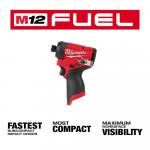 Milwaukee M12 FUEL 12V Brushless Cordless 1/4 in. Hex Impact Driver (Tool-Only)