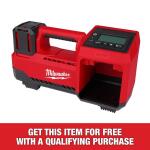 Milwaukee M18 18-Volt Lithium-Ion Cordless Electric Portable Inflator (Tool-Only) (2848-20)