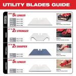 Milwaukee General Purpose Utility Blade (50-Pack) (48-22-1950)
