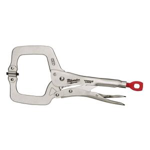 Milwaukee 11 in. Torque Lock Locking C-Clamp with Swivel Jaws (48-22-3521 )