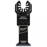 Milwaukee.Titanium Bi-Metal 1-3/8 in Universal Fit Wood and Metal Cutting Multi-Tool Oscillating Blade (1-Pack)