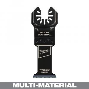 Milwaukee.Titanium Bi-Metal 1-3/8 in Universal Fit Wood and Metal Cutting Multi-Tool Oscillating Blade (1-Pack)