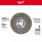 Milwaukee Crimped Wire Wheel Brush 4 in.