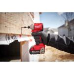 Milwaukee M18 18-Volt Lithium-Ion Brushless Cordless Compact Hammer Drill/Impact Combo Kit (2-Tool) with (2) Batteries, Bag (3693-22CX)