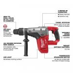 Milwaukee 18V M18 FUEL Cordless SDS-Max Rotary Hammer (Tool-Only) - 1-9/16 in. with Brushless Motor