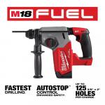 Milwaukee M18 FUEL 18V Lithium-Ion Cordless 1 in. SDS-Plus Rotary Hammer with Brushless Motor (Tool-Only)