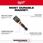 Milwaukee(5-Piece) SHOCKWAVE Impact Duty Alloy Steel Magnetic Insert Nut Driver 