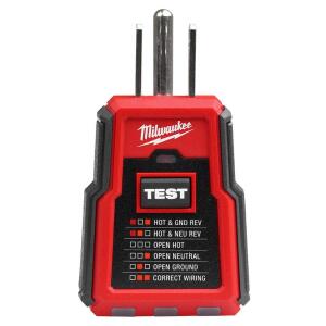Milwaukee GFCI Receptacle Tester - (2223-20)