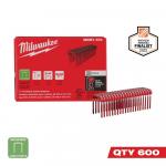 Milwaukee1 in. Insulated Cable Staples (600 Per Box) for M12 Cable Stapler