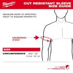 Milwaukee 18 in. Red 4-Way Stretch Cut 3 Resistant Protective Arm Sleeves (48-73-9031)