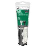 Commercial Electric 4 in. 8 in. Standard Cable Tie 200 Combo Pack (4in+8in natural/black(200))