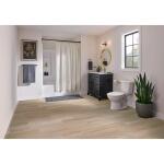 TrafficMaster Natural White Oak 3 MIL x 6 in W x 36 in L Peel and Stick Water Resistant Vinyl Tile Flooring (36 sq. ft./ctn) TM302061)
