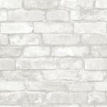 NuWallpaper Peel & Stick Grey And White Brick Vinyl Wallpaper Roll (Covers 30.75 Sq. Ft.) (NU1653)