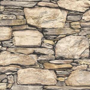 NuWallpaper Peel & Stick Hadrian Stone Wall Vinyl Wallpaper Roll (Covers 30.75 Sq. Ft.) (NU2065)