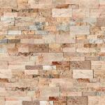 MSI Picasso Ledger Panel 6 in. x 24 in. Splitface Travertine Wall Tile (6 sq. ft. /Case) (LHDPNLTPIC624)