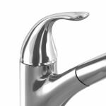 Glacier Bay Market Polished Chrome Single-Handle Kitchen Faucet with Pull-Out Sprayer (HD67737-0001)