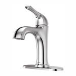 Pfister Polished Chrome Ladera Single Handle Single Hole Bathroom Faucet