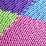 TrafficMaster Primary Pastel 24 in. W x 24 in. L x 0.5 in. Thick Foam Exercise\Gym Flooring Tiles (4 Tiles\Case) (16 s. ft.) (24121HDUS)