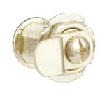 Prime-Line 13/16 in., Steel, Brass Plated, Keyed Drawer and Cabinet Cam Lock (U 99460)