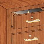 Prime-Line Drawer and Cabinet Lock, 1-1/8 in., Diecast, Stainless Steel, 13/16 in. Max. Panel (U 9945)