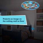 Projectables 0.5-Watt Plug In Light Sensing Integrated Paw Patrol Projectable LED Night Light (30604)