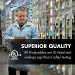 Projectables 0.5-Watt Plug In Light Sensing Integrated Paw Patrol Projectable LED Night Light (30604)