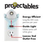Projectables 0.5-Watt Frozen 2 6-Image Plug In Light Sensing integrated LED Night Light (45028-T1)