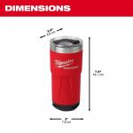 Milwaukee20 oz. PACKOUT Red Tumbler