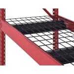 Husky 4-Tier Industrial Duty Steel Freestanding Garage Storage Shelving Unit in Red (77 in. W x 78 in. H x 24 in. D) (N2W772478W4R)