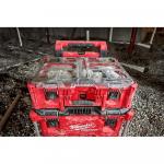 Milwaukee 20 in. Deep Small Parts PACKOUT Organizer with Quick Adjust Dividers and 6 Compartments