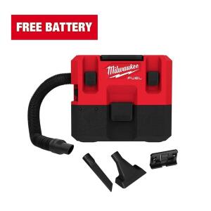 Milwaukee M12 FUEL 12-Volt Lithium-Ion Cordless 1.6 Gal. Wet/Dry Vacuum (Vacuum-Only) (0960-20)