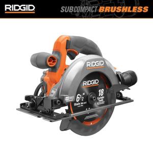 RIDGID 18V SubCompact Brushless Cordless 6 1/2 Inch Circular Saw (Tool Only)