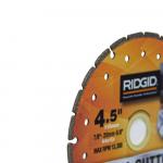 RIDGIDMetal Segmented Rim Cutting Diamond saw blade for metal cutting 4.5 in. 