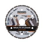RIDGID 4.5 in. Segmented Rim Multi-Flooring Diamond Blade (HD-VBFL45)