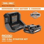 RIDGID 18V Cordless Hybrid LED Panel Light (Tool Only) (R8698B)
