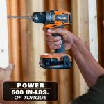 Ridgid 18V SubCompact Brushless Cordless 1/2-Inch Drill/Driver Kit, including (2) 2.0 Ah Batteries, a Charger, and a Tool Bag